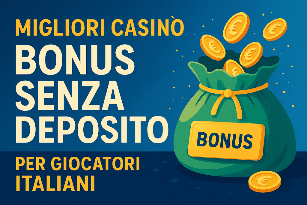 Banner promozionale con bonus gratis nei casinò online italiani 2025